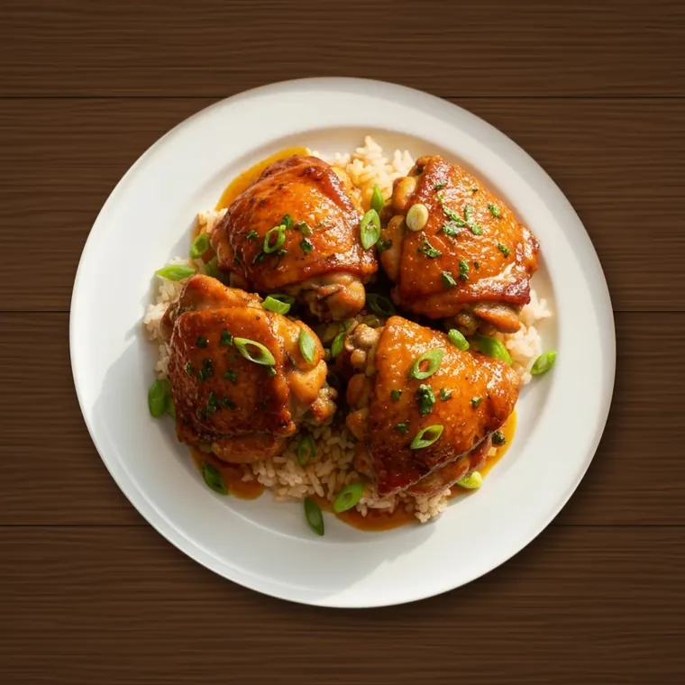 Tuesday: Sticky Roast Chicken Thighs